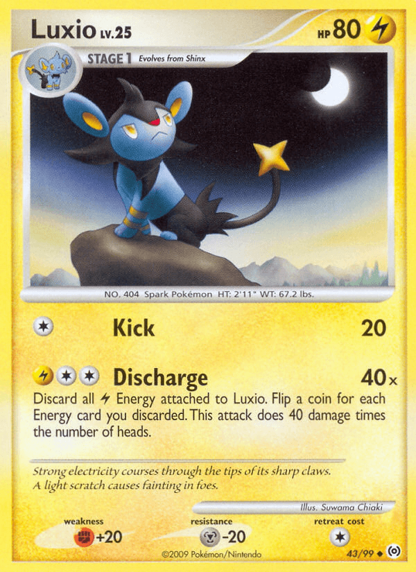 Carta Luxio 43/99 do set Arceus — Pokémon TCG | Bynx