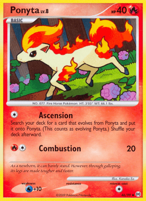 Carta Ponyta 46/99 do set Arceus — Pokémon TCG | Bynx