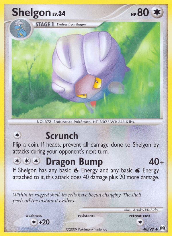 Carta Shelgon 48/99 do set Arceus — Pokémon TCG | Bynx