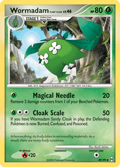 Wormadam Plant Cloak 49/99 — Arceus