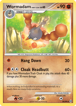 Wormadam Sandy Cloak 50/99 — Arceus