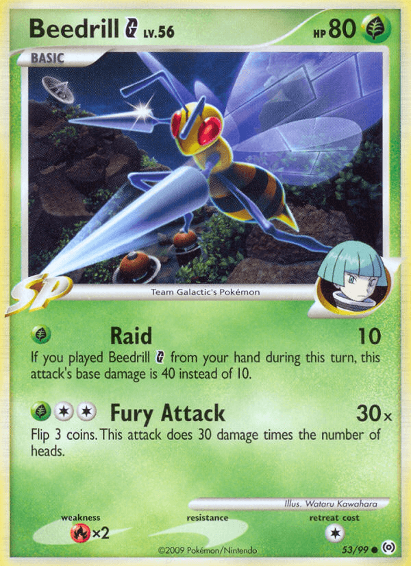 Carta Beedrill G 53/99 do set Arceus — Pokémon TCG | Bynx