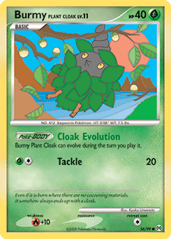 Burmy Plant Cloak 56/99 — Arceus