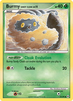 Burmy Sandy Cloak 57/99 — Arceus
