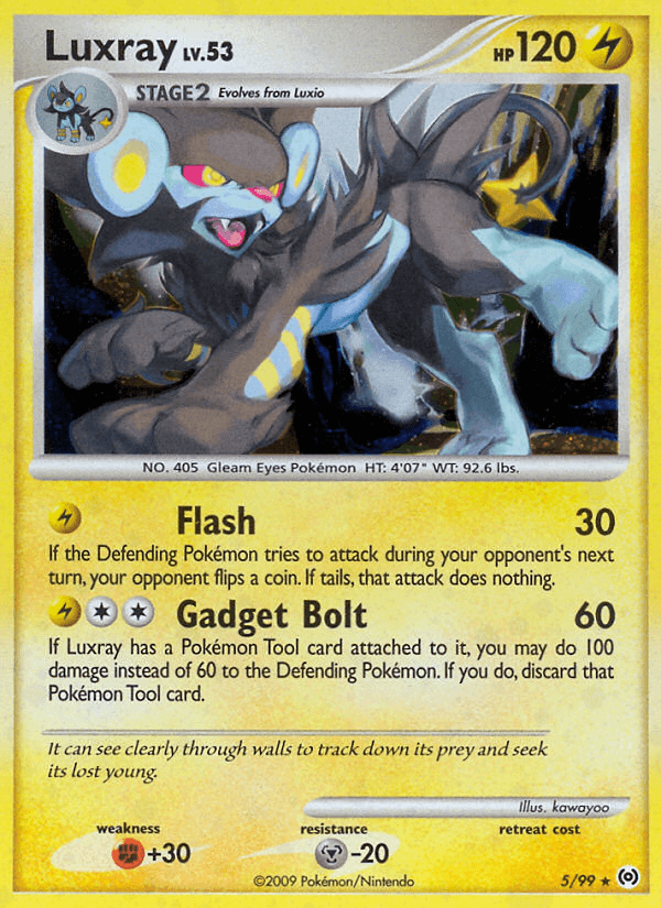 Carta Luxray 5/99 do set Arceus — Pokémon TCG | Bynx