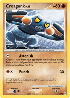 Croagunk 61/99 — Arceus