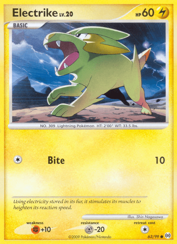 Carta Electrike 63/99 do set Arceus — Pokémon TCG | Bynx