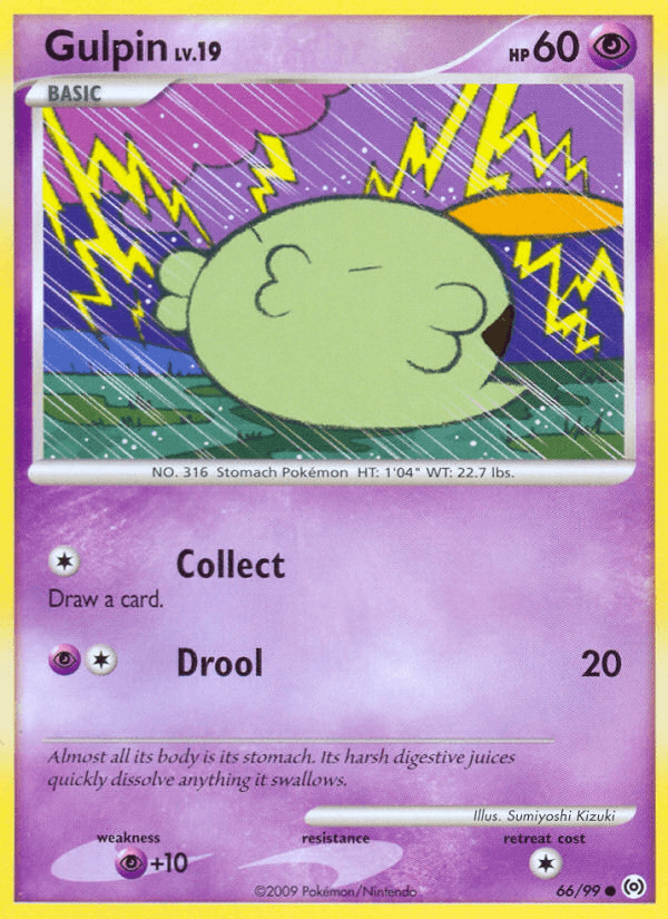 Carta Gulpin 66/99 do set Arceus — Pokémon TCG | Bynx