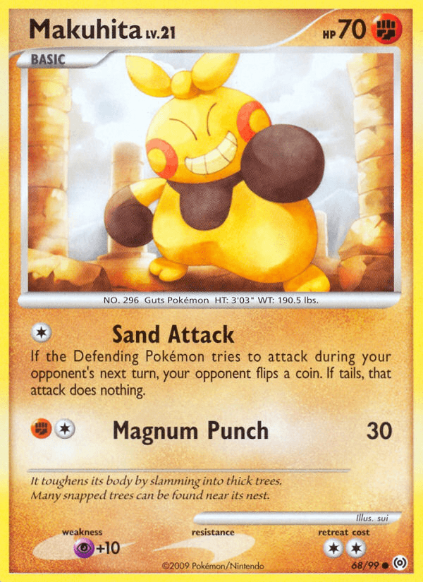 Carta Makuhita 68/99 do set Arceus — Pokémon TCG | Bynx