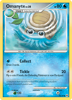 Omanyte 70/99 — Arceus