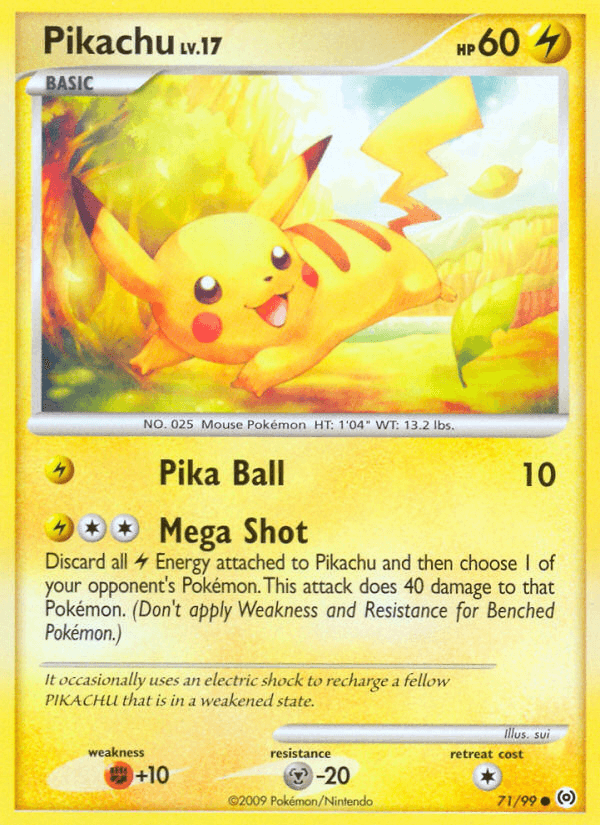 Carta Pikachu 71/99 do set Arceus — Pokémon TCG | Bynx