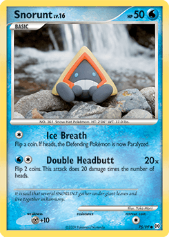Snorunt 75 — Arceus