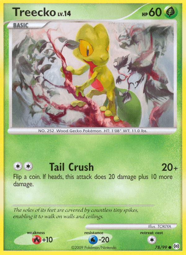 Carta Treecko 78/99 do set Arceus — Pokémon TCG | Bynx
