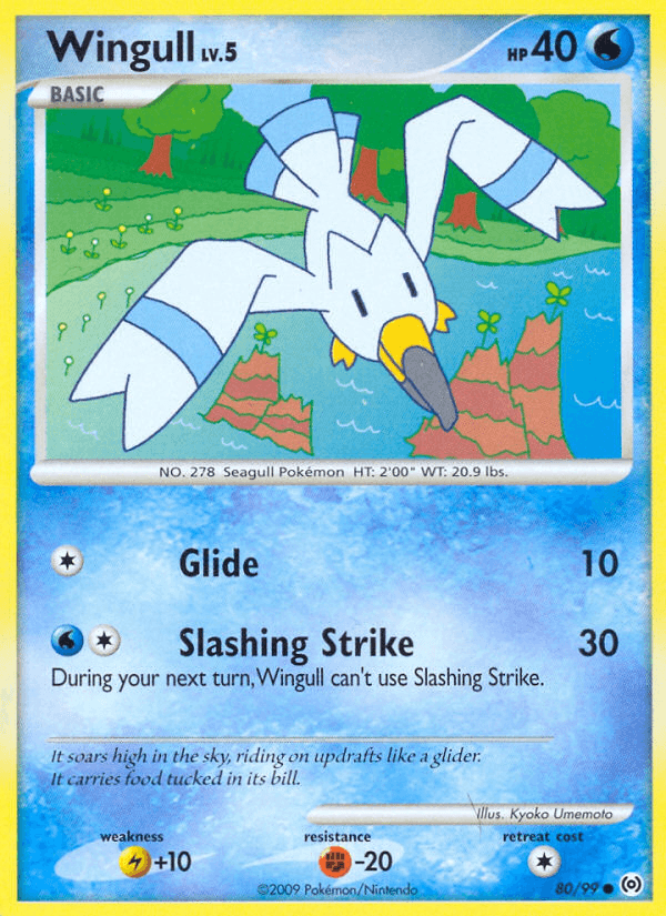 Carta Wingull 80/99 do set Arceus — Pokémon TCG | Bynx