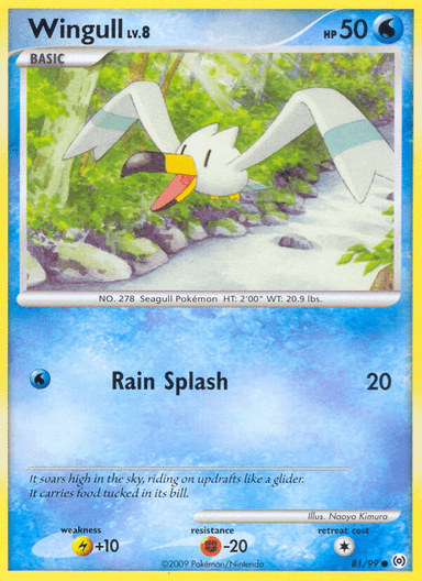 Carta Wingull 81/99 do set Arceus — Pokémon TCG | Bynx