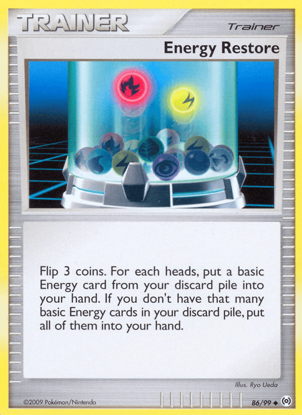 Carta Energy Restore 86/99 do set Arceus — Pokémon TCG | Bynx