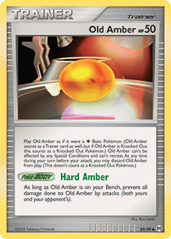 Old Amber 89/99 — Arceus