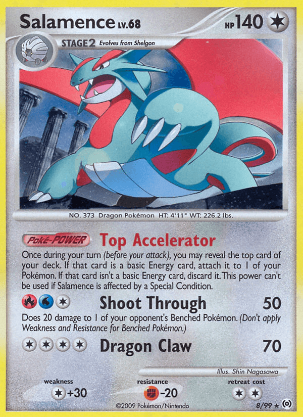 Carta Salamence 8/99 do set Arceus — Pokémon TCG | Bynx