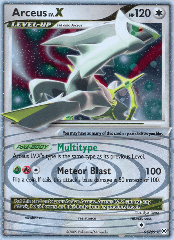 Carta Arceus LV.X 95/99 do set Arceus — Pokémon TCG | Bynx