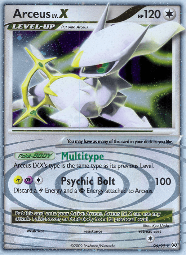 Carta Arceus LV.X 96/99 do set Arceus — Pokémon TCG | Bynx