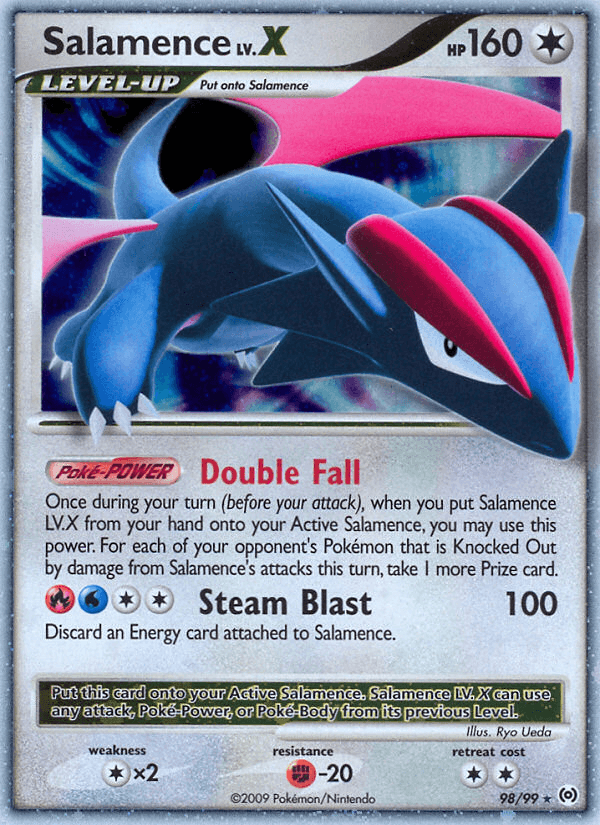 Carta Salamence LV.X 98/99 do set Arceus — Pokémon TCG | Bynx