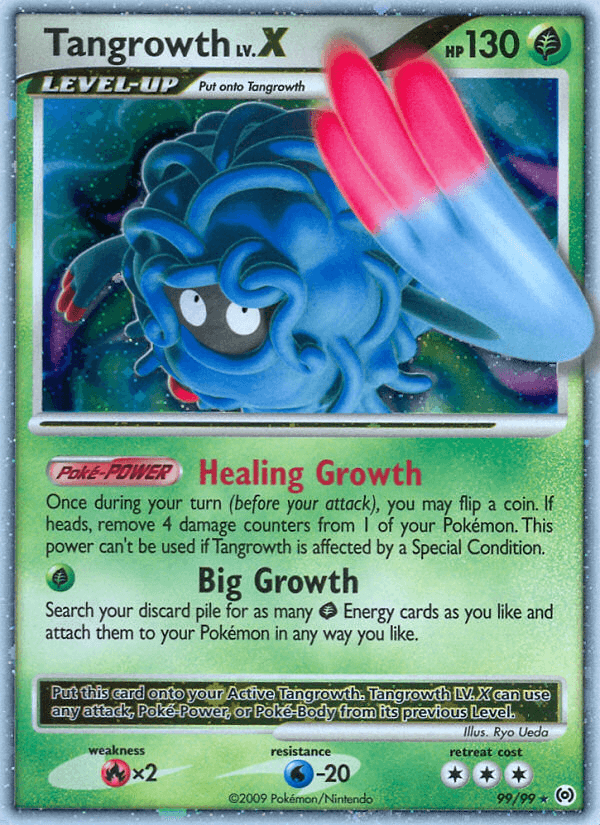 Carta Tangrowth LV.X 99/99 do set Arceus — Pokémon TCG | Bynx