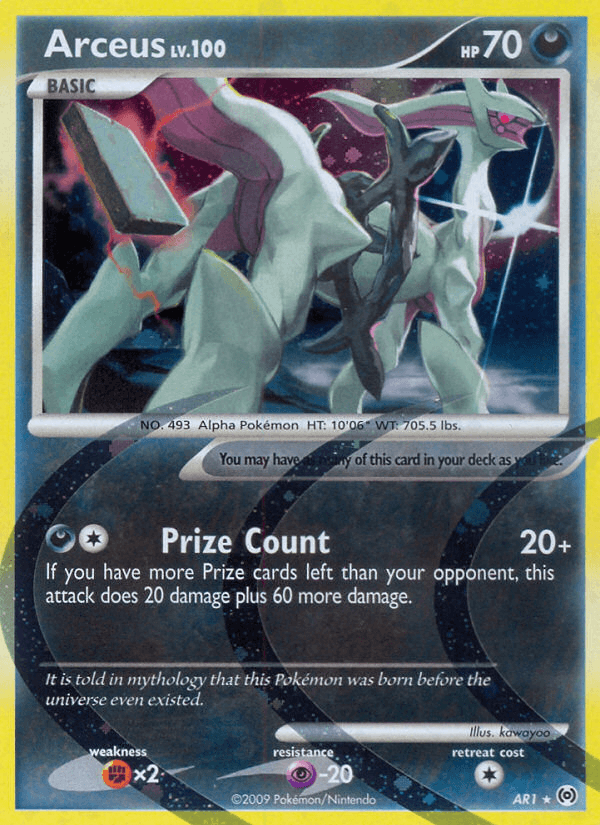 Carta Arceus AR1/99 do set Arceus — Pokémon TCG | Bynx