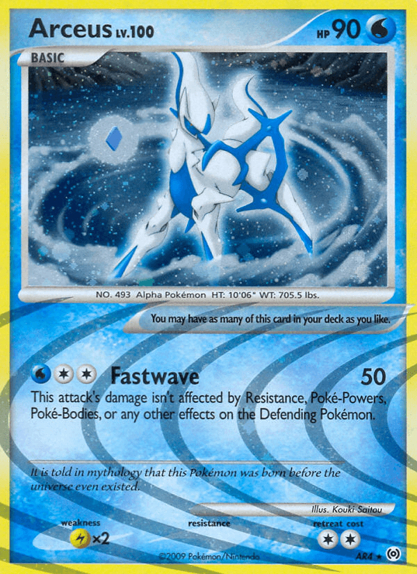 Carta Arceus AR4/99 do set Arceus — Pokémon TCG | Bynx