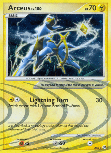 Carta Arceus AR6/99 do set Arceus — Pokémon TCG | Bynx
