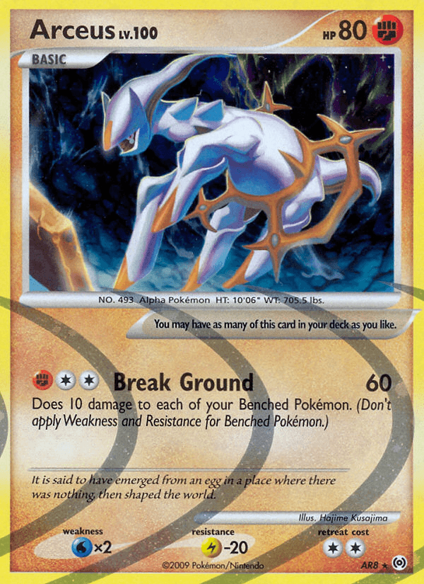 Carta Arceus AR8/99 do set Arceus — Pokémon TCG | Bynx