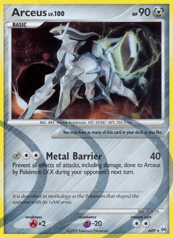 Carta Arceus AR9/99 do set Arceus — Pokémon TCG | Bynx
