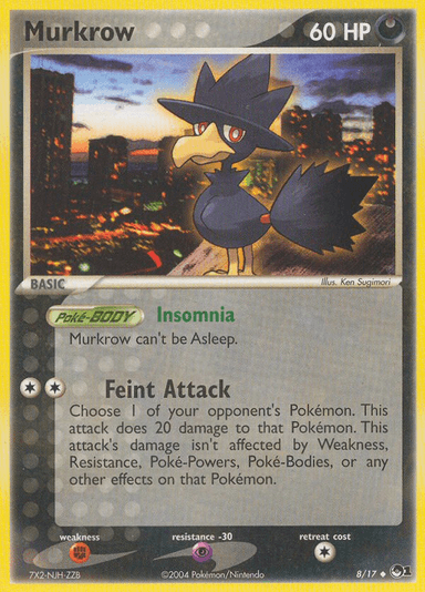 Carta Murkrow 8/17 do set POP Series 1 — Pokémon TCG | Bynx