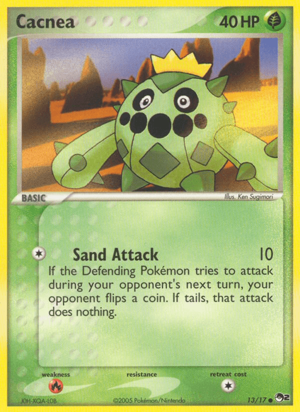 Carta Cacnea 13/17 do set POP Series 2 — Pokémon TCG | Bynx