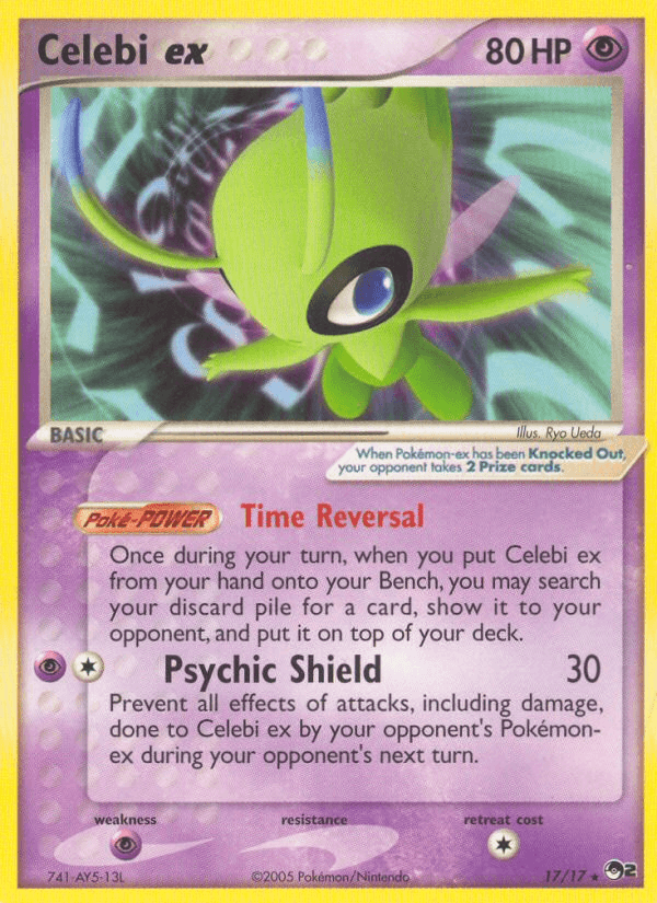Carta Celebi ex 17/17 do set POP Series 2 — Pokémon TCG | Bynx