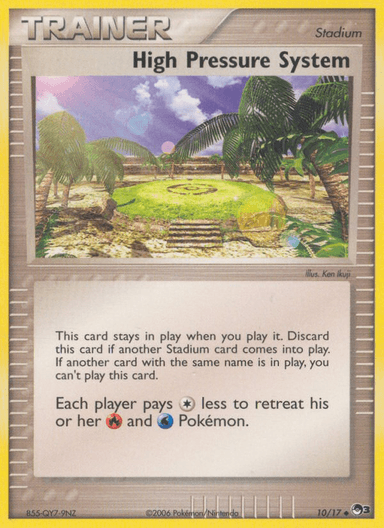 Carta High Pressure System 10/17 do set POP Series 3 — Pokémon TCG | Bynx