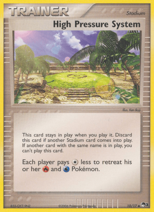 Carta High Pressure System 10/17 do set POP Series 3 — Pokémon TCG | Bynx
