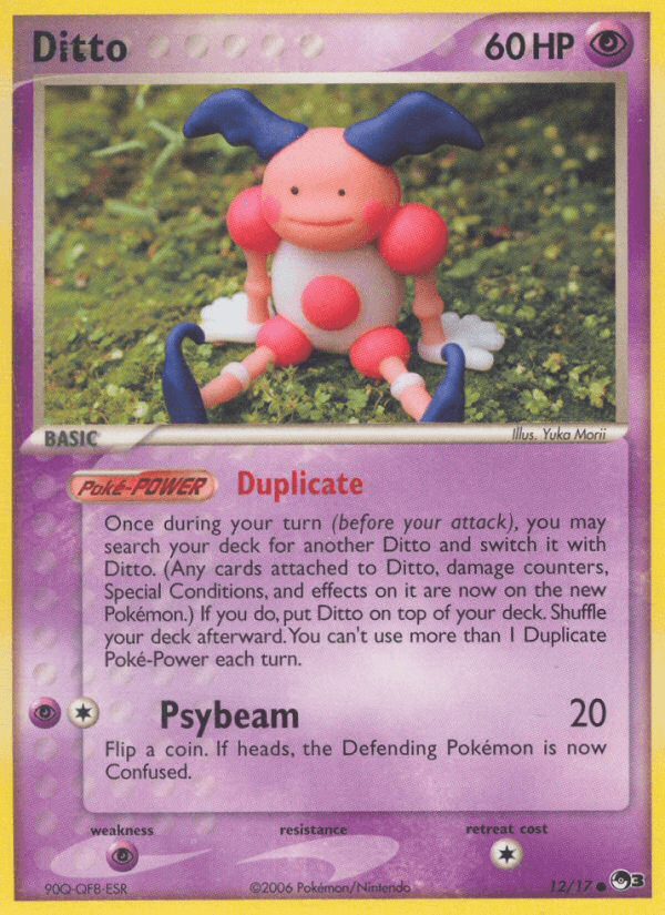 Carta Ditto 12/17 do set POP Series 3 — Pokémon TCG | Bynx