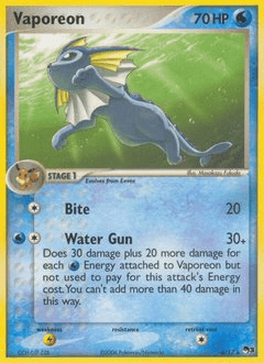 Vaporeon 6 — POP Series 3