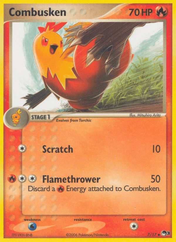 Carta Combusken 7/17 do set POP Series 3 — Pokémon TCG | Bynx