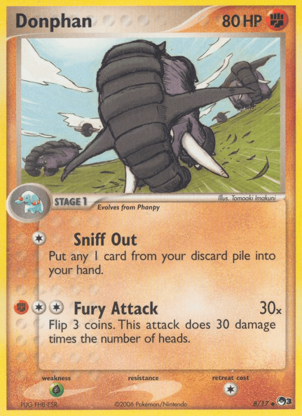 Carta Donphan 8/17 do set POP Series 3 — Pokémon TCG | Bynx