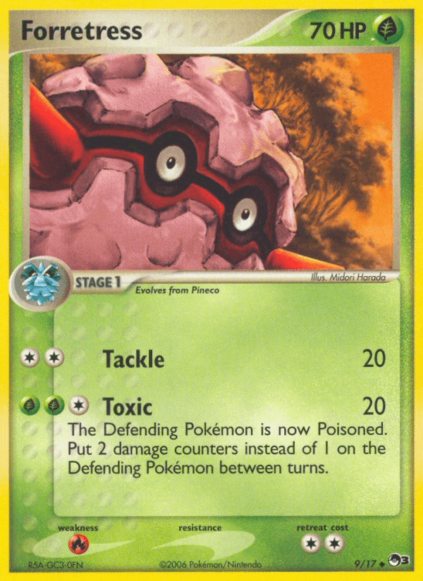 Carta Forretress 9/17 do set POP Series 3 — Pokémon TCG | Bynx