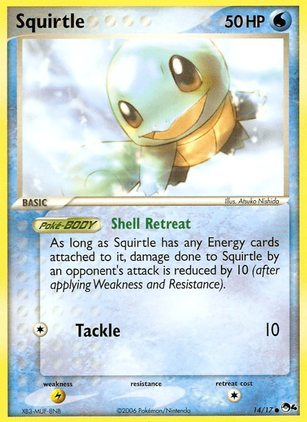 Carta Squirtle 14/17 do set POP Series 4 — Pokémon TCG | Bynx