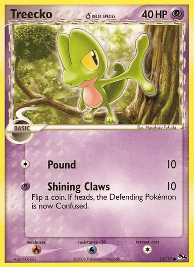 Carta Treecko δ 15/17 do set POP Series 4 — Pokémon TCG | Bynx