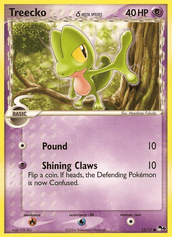 Carta Treecko δ 15/17 do set POP Series 4 — Pokémon TCG | Bynx