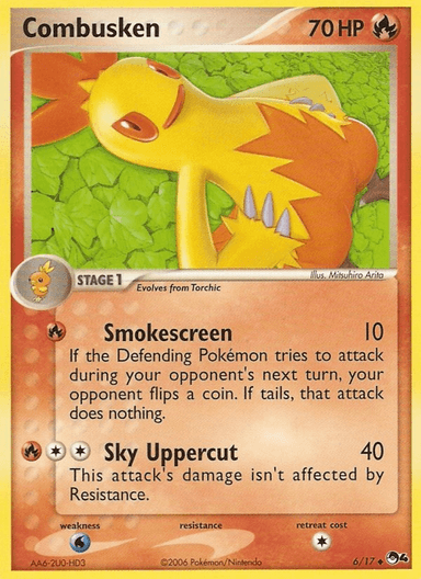 Carta Combusken 6/17 do set POP Series 4 — Pokémon TCG | Bynx