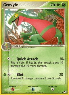 Grovyle 7/17 — POP Series 4