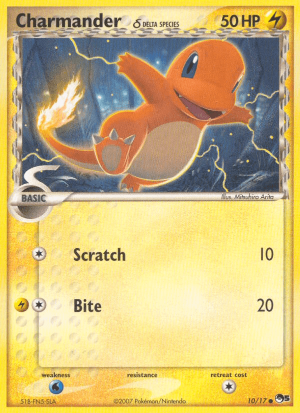 Carta Charmander δ 10/17 do set POP Series 5 — Pokémon TCG | Bynx