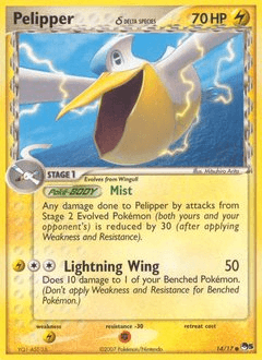 Pelipper δ 14 — POP Series 5