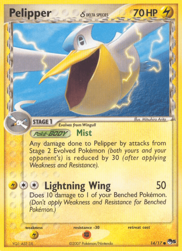 Carta Pelipper δ 14/17 do set POP Series 5 — Pokémon TCG | Bynx