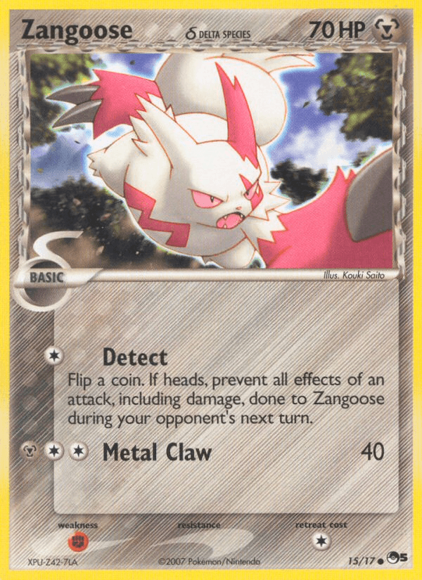 Carta Zangoose δ 15/17 do set POP Series 5 — Pokémon TCG | Bynx